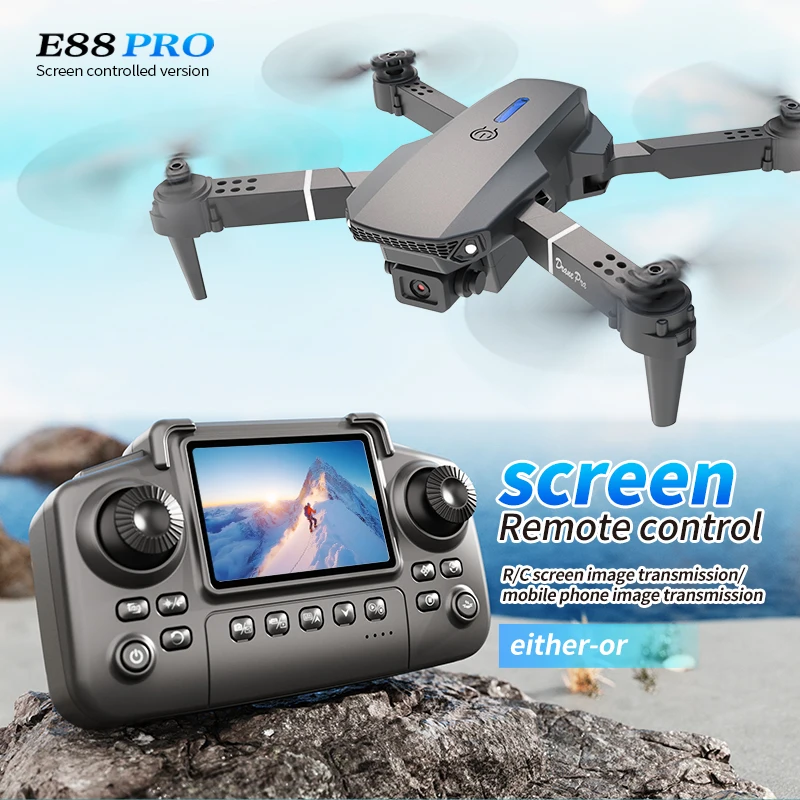 Nano Quad Fpv - 전문 E88 프로 드론 스크린 8K