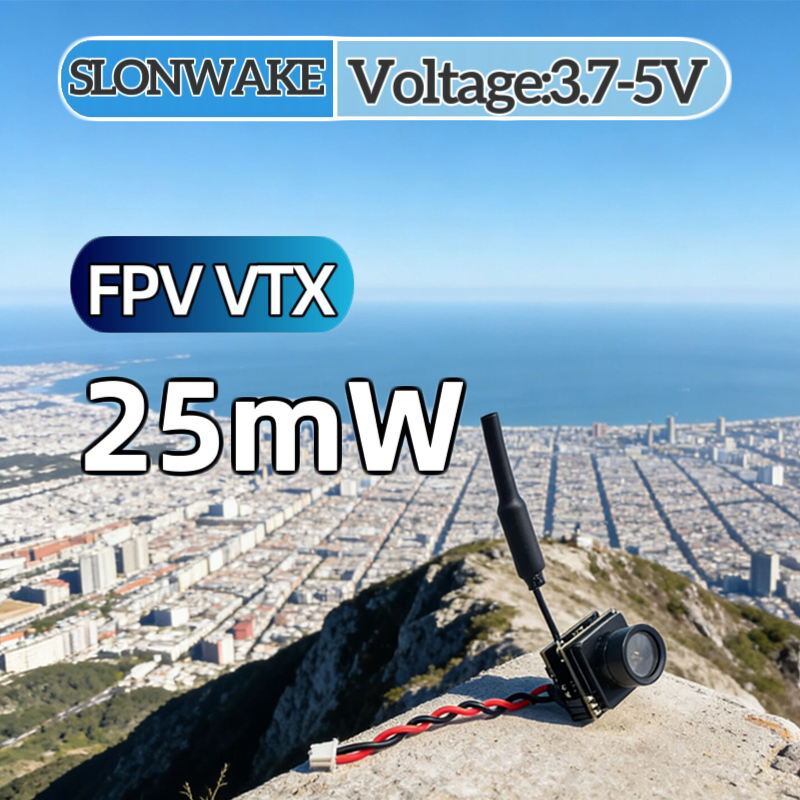 Drone Rc Controller - SLONWAKE FPV 25mW 전력 시뮬레이션 VTX