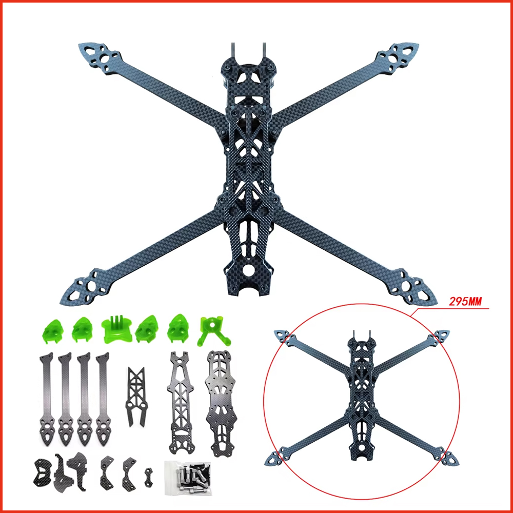 3D Printed Drone Part - 탄소 섬유 쿼드콥터 프레임 프리스타일 FPV