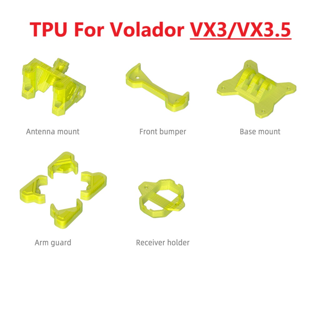 3D Printed Drone Part - FlyFishRC 3D 프린팅된 Volador VX3/3.5 O3
