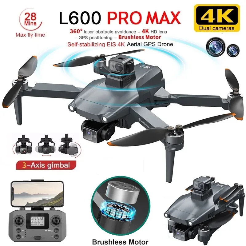 Nano Quad Fpv - L600 PRO MAX GPS 드론 전문