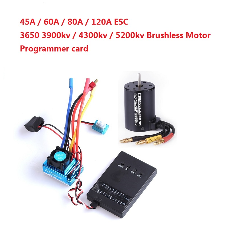 Drone Motor Rc Car - 3650 3900kv 4300kv 5200KV 브러시리스 모터/45A