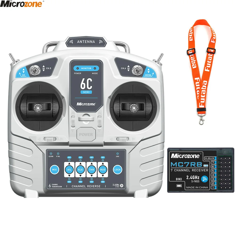 Drone Rc Leading - MicroZone MC6C 미니 V2 컨트롤러 송신기,