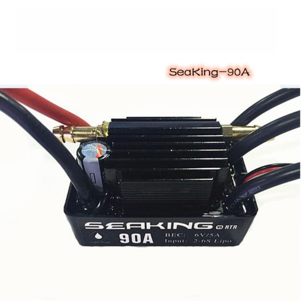 Rc Boat Brushless Motor - FATJAY Hobbywing Seaking-90A-V3 90A 2-6S RC