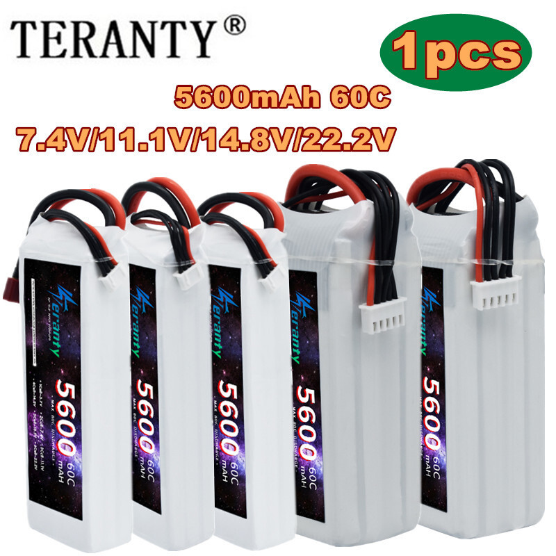 Rc Drift Car Kit - TERANTY 5600mAh 60C 2S 3S 4S