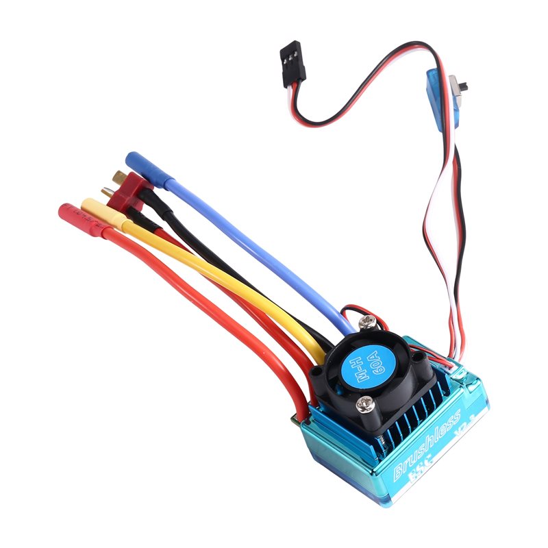 Rc Boat Brushless Motor - MACH-60A 브러시리스 ESC 속도 컨트롤러(T 플러그