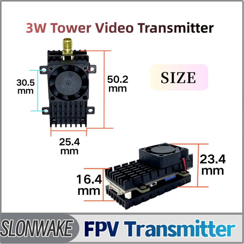 Drone Rc Controller - SLONWAKE 5.8G 3000mW 시뮬레이션 VTX FPV