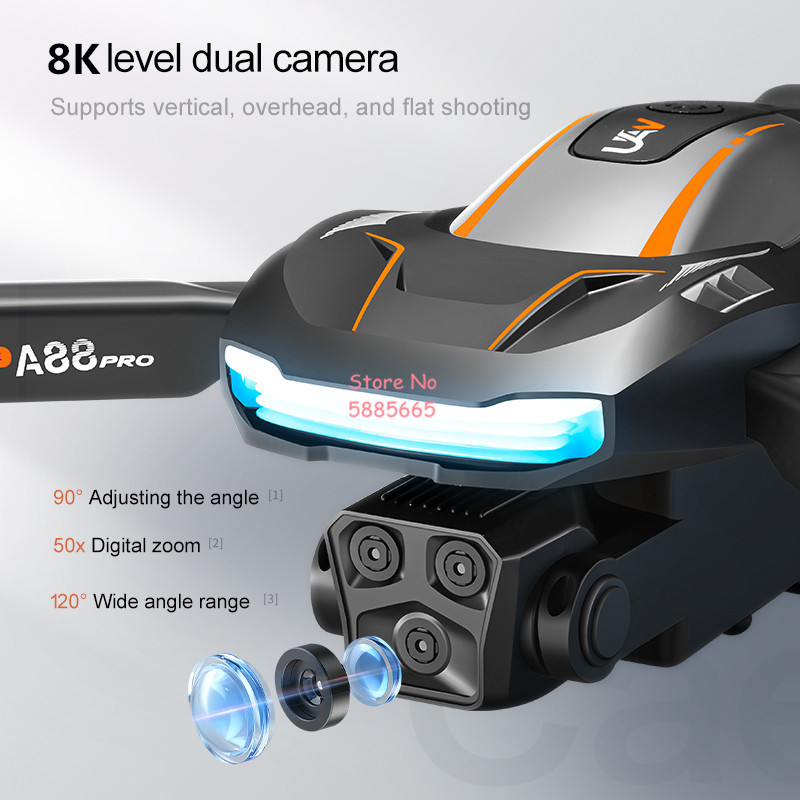 8K 항공 촬영 광학 흐름 위치 지정 FPV RC 드론 - Nano Quad Fpv 리뷰 및 가격