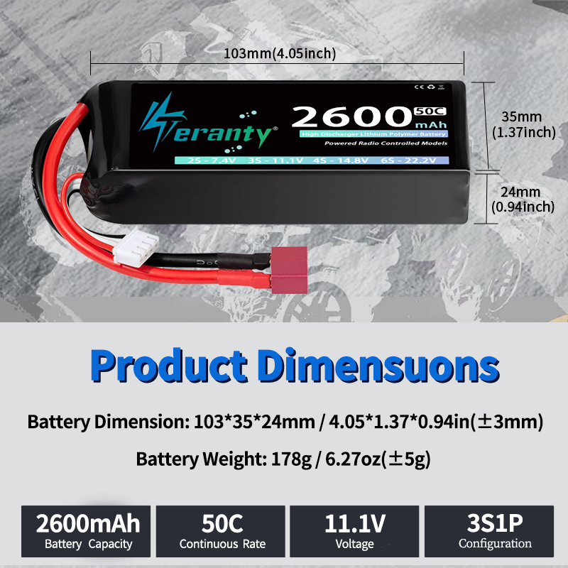 TERANTY 3S 2200/2400/2600mAh 리 - Drone Rc Leading 리뷰 및 가격