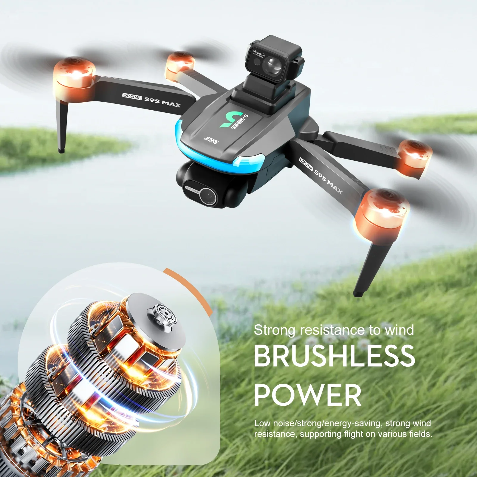 새로운 S9S MAX 미니 드론 4K 2축 PTZ HD - Nano Quad Fpv 리뷰 및 가격