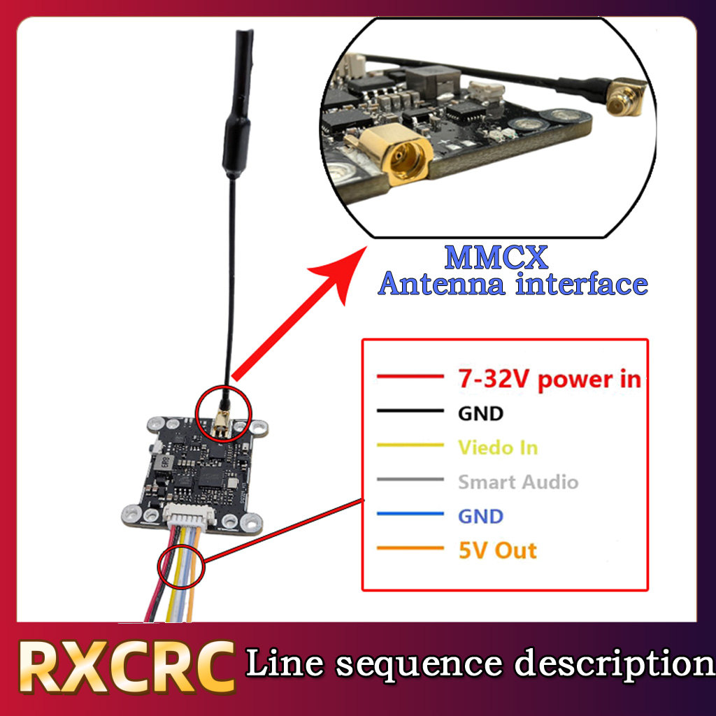 RXCRC 5.8G 모듈 48채널 1.6W VTX 더블 - Drone Rc Controller 리뷰 및 가격