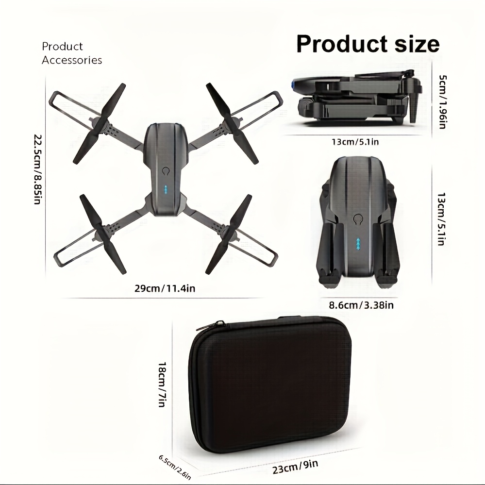 E99 접이식 RC 드론, 듀얼 8K 카메라 포함, 초 - Drone Rc E99 리뷰 및 가격