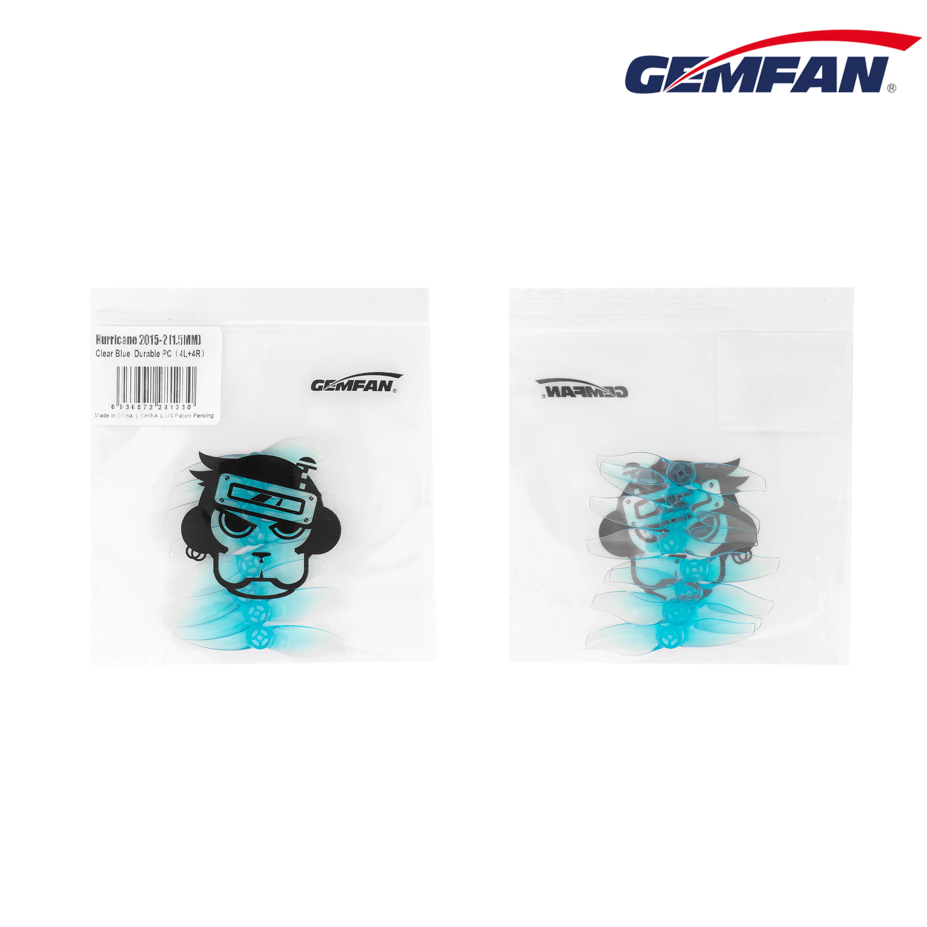 새로운 4쌍 GEMFAN 2015 허리케인 2X1.5  - Drone Rc Diy 리뷰 및 가격