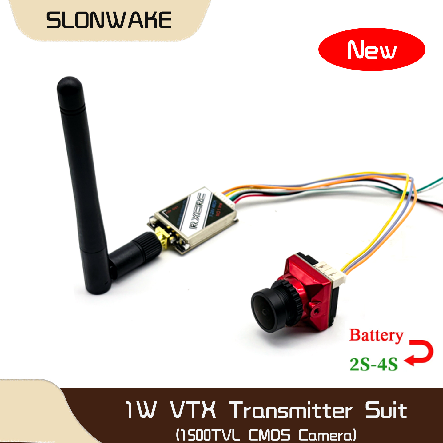 SLONWAKE 5.8G 48CH 1W VTX 100/ - Receiver Rc Drone 리뷰 및 가격