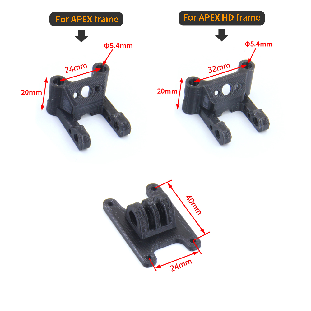 FPV 드론 3D 프린팅 액세서리 안테나/카메라 마운트 - 3D Printed Drone Part 리뷰 및 가격