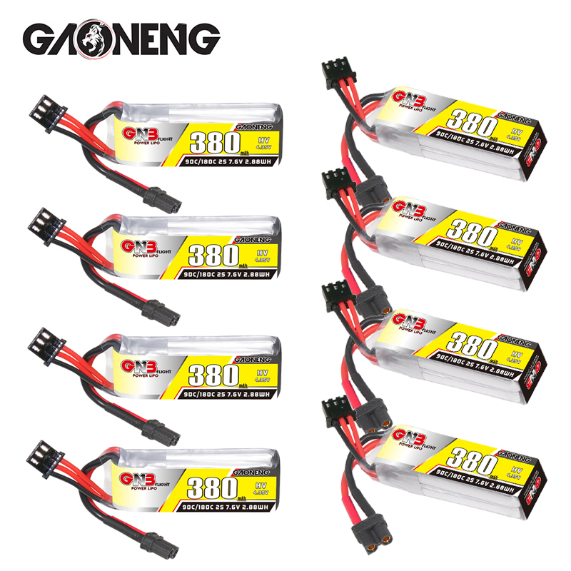 GNB 2S 7.6V 380mAh 90C/180C Li - Nano Quad Fpv 리뷰 및 가격