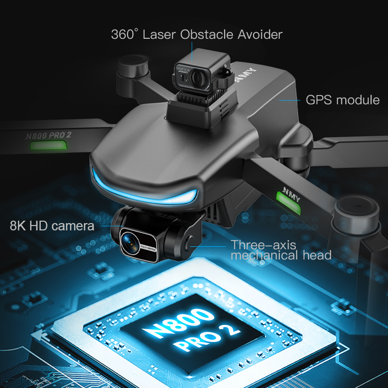 N800 PRO 2 GPS 드론 전문가용 4K 3축 P - Drone Ae Rc 리뷰 및 가격