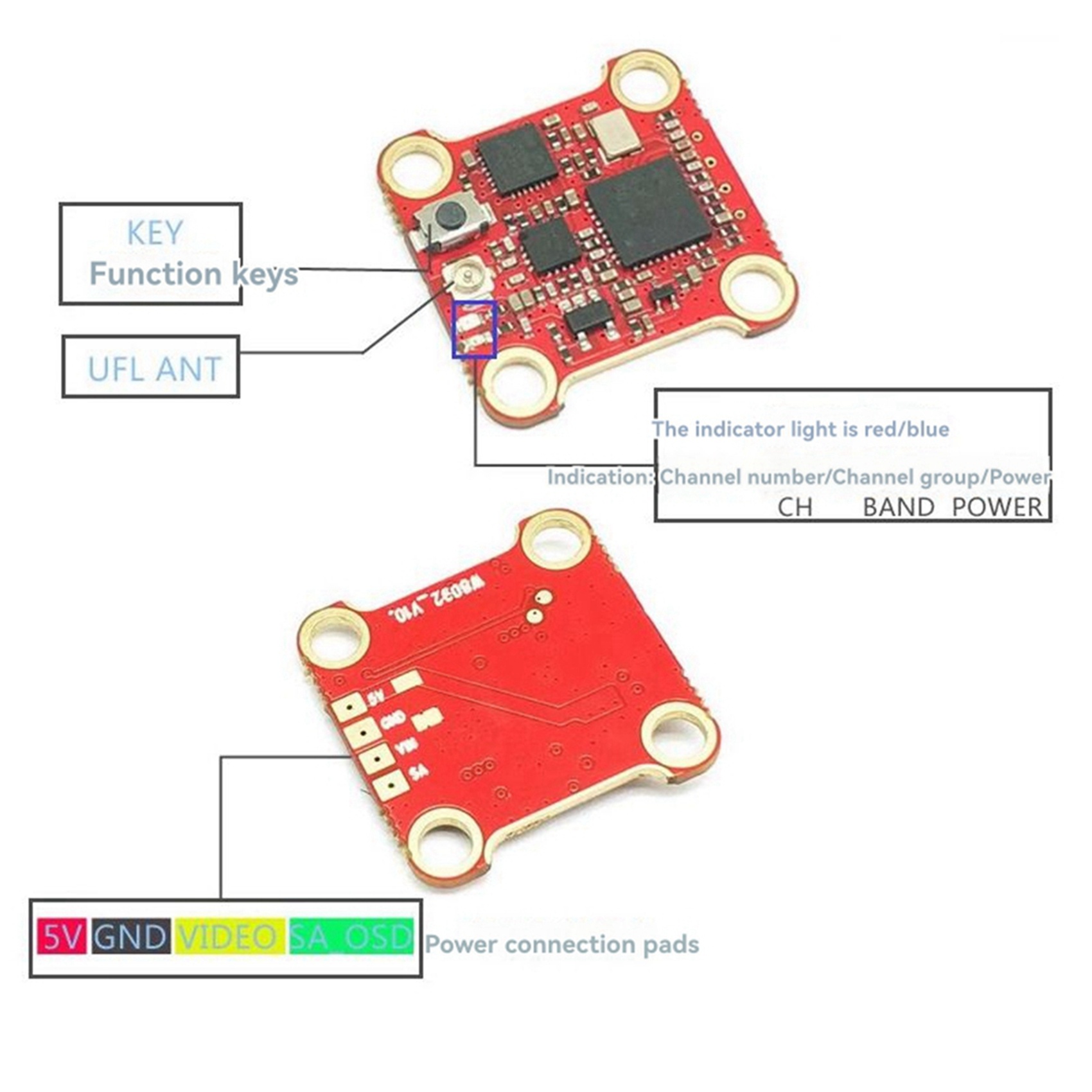 【핫-프라이스!】2X 5.8G 400Mw VTX 40C - Drone Rc Price 리뷰 및 가격