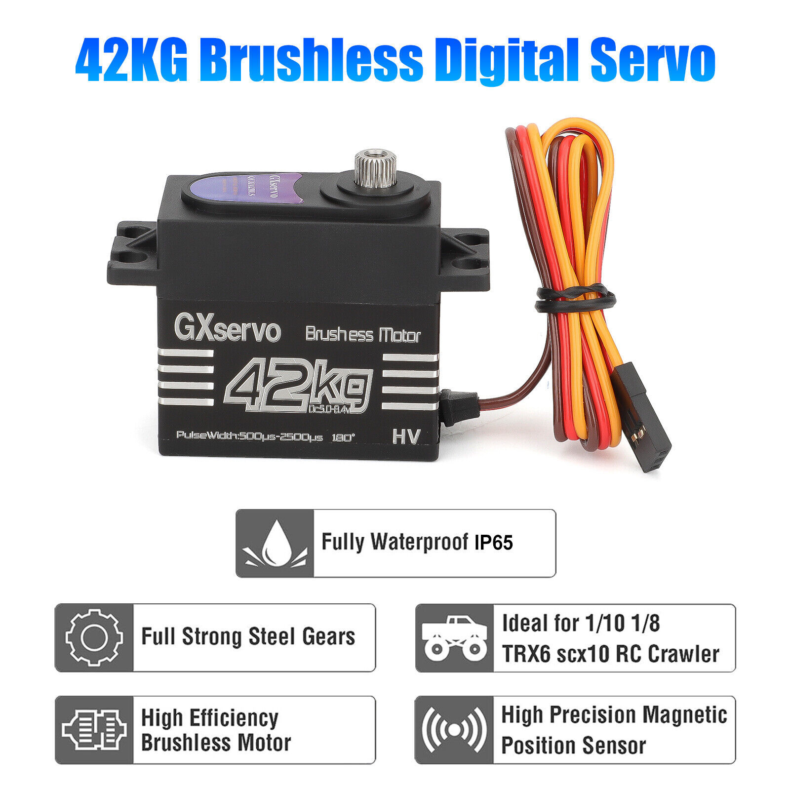 브러시리스 모터 180 °   메탈 기어 고토크 디지털 - Rc Boat Brushless Motor 리뷰 및 가격