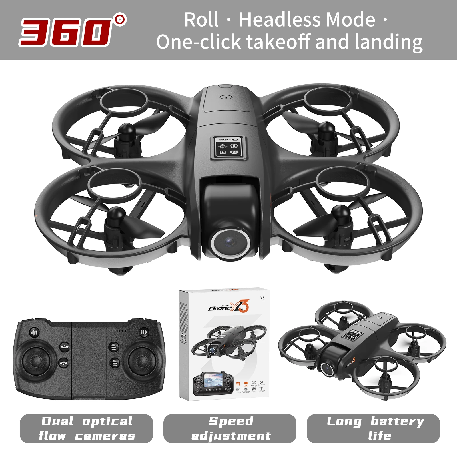 새로운 YL3 RC 드론 8K 1080P 광각 듀얼 H - Nano Quad Fpv 리뷰 및 가격
